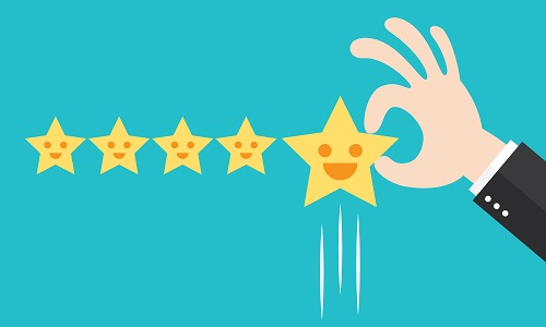 Positive home service online reviews